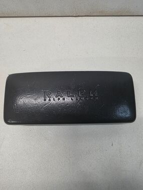 Ralph Lauren Black Hard Eyeglasses Sunglasses Case Logo Case Only